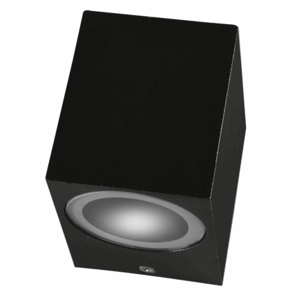 Undireccional Recto Negro para dicroica GU10 50w