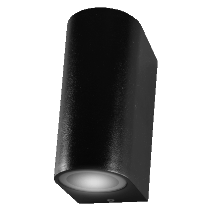 Bidireccional Curvo Negro para dicroica GU10 50w
