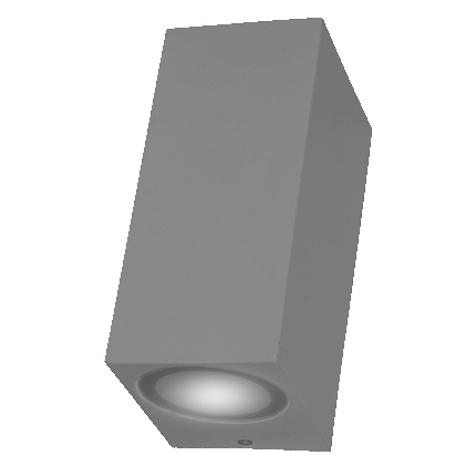 Bidireccional Recto Gris para dicroica GU10 50w